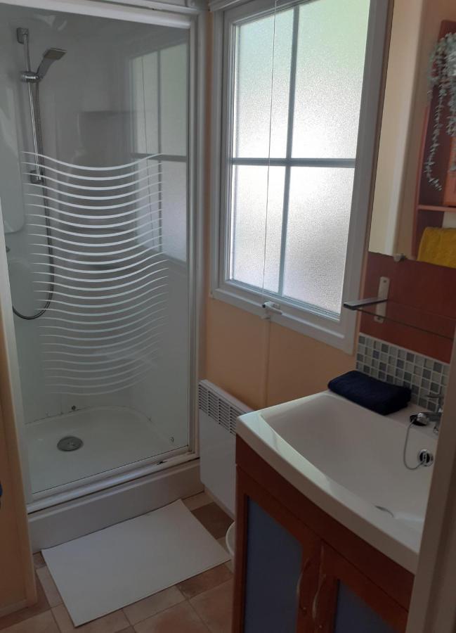 Mobil-home Le pin bleu Mees Bagian luar foto